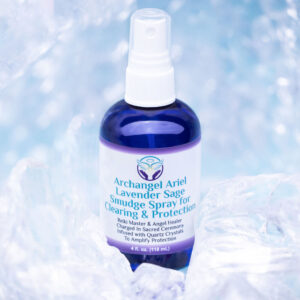 Archangel Ariel Lavender and Sage Smudge Spray for Clearing & Protection
