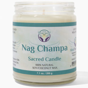 Nag Champa Candle for Meditation, Energy Cleansing, Chakra Healing